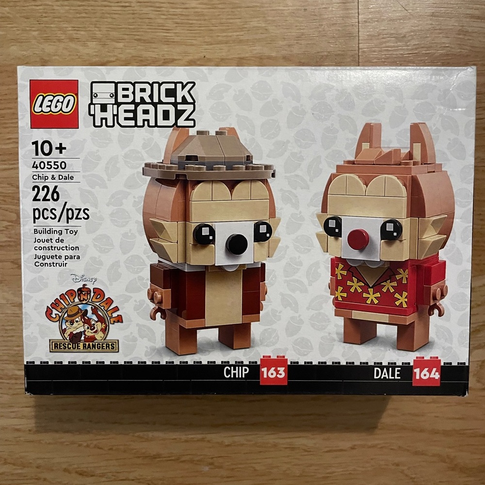 NIB LEGO Chip & Dale BrickHeadz 40550